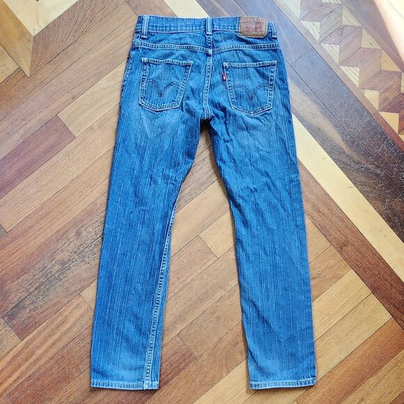 Levi's 511 Medium Wash Straight Jeans Size 27 - Picture 10 of 15